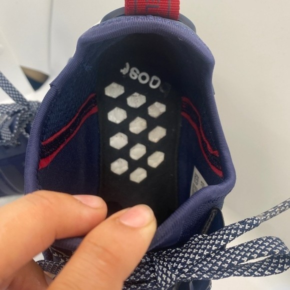 Adidas Boost NMD R1 Collegiate Navy "The Brand with the 3 Stripes" Size 8.5 RARE - Picture 8 of 8